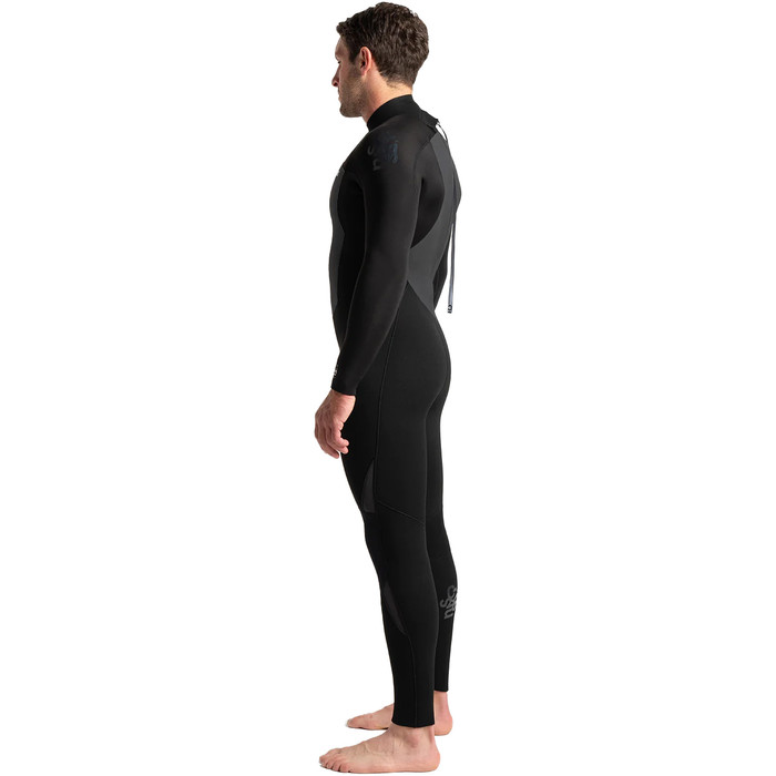 2024 C-Skins Mens Legend 5/4/3mm Back Zip Wetsuit C-LE54MBZ - Black / Anthracite